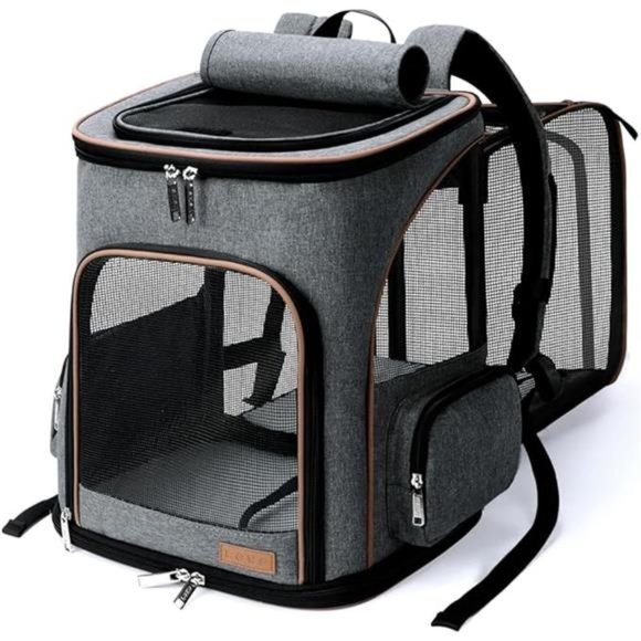 Cat Backpack Expandable Pet Carrier Backpack for Small Cats and Dogs - Picture 7 of 7